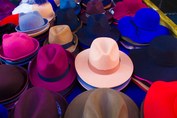 istock many different colors hats on the street bazaar 873161154