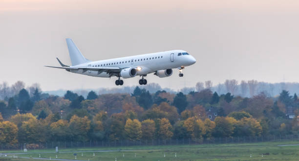 istock airplane landing at an airport 873169022