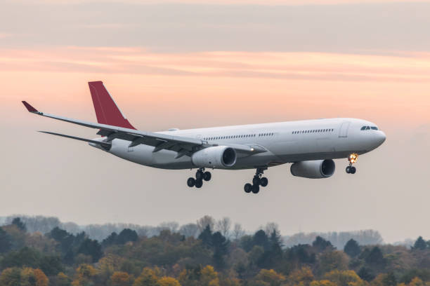 istock airplane landing at an airport 873169058