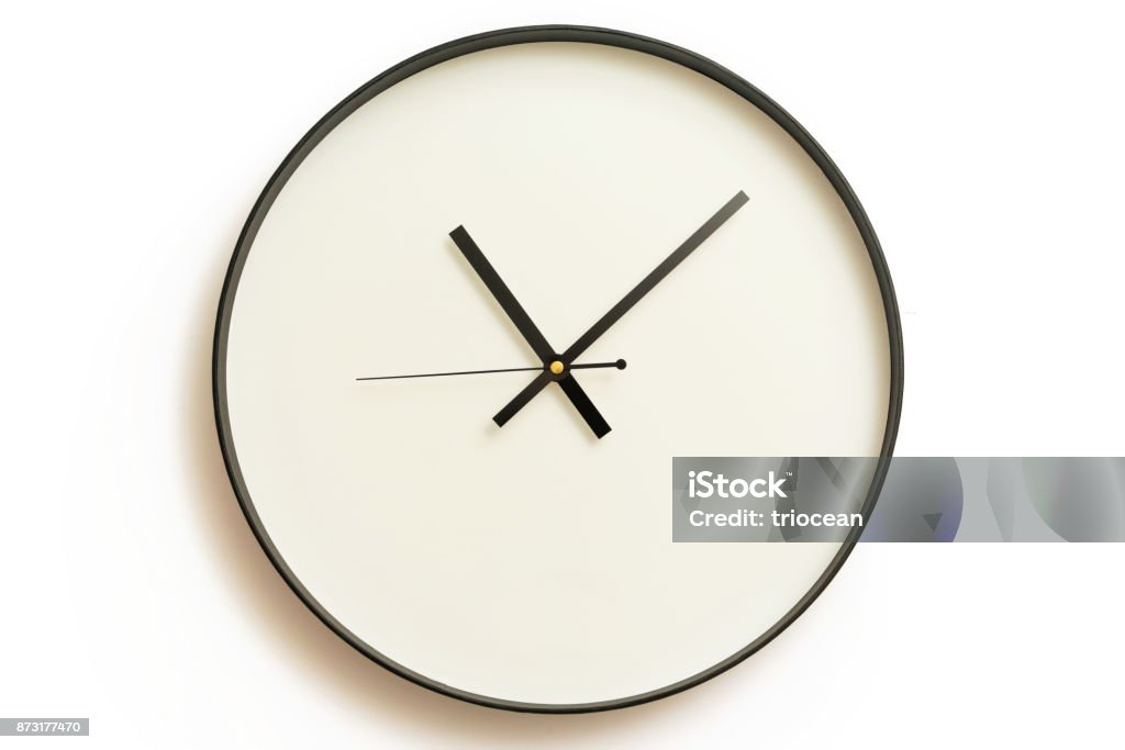 Reloj de pared de diseño clásico - Foto de stock de Reloj libre de derechos