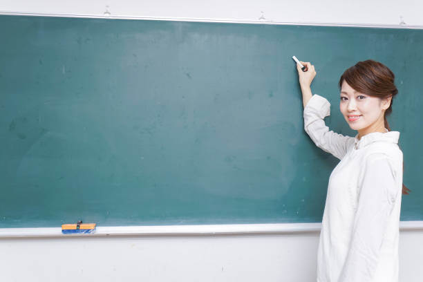Woman teaching at school