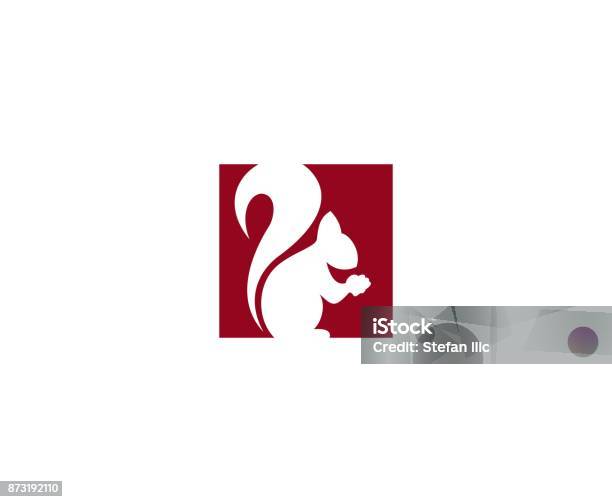 Squirrel Icon Stock Illustration - Download Image Now - Squirrel, Vector, Abstract