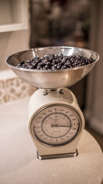 istock Sloe Berries in Weighing Scales Ready For Sloe Berry Gin Making 873192310