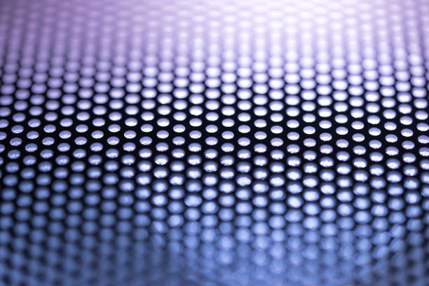 istock Holes in Metal Macro Background 873199914
