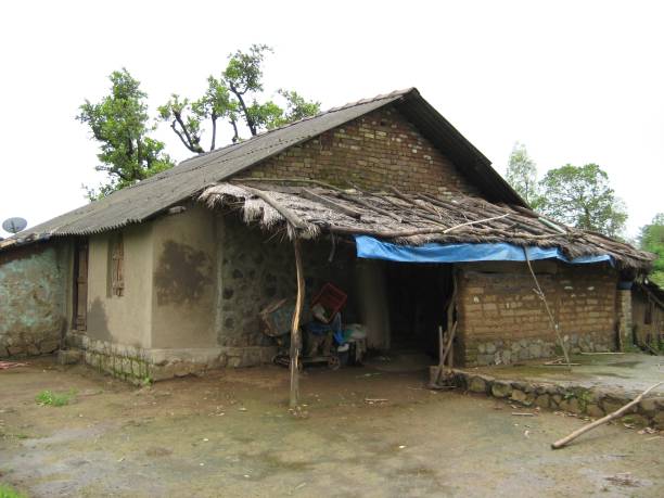 istock Farmers hut on hill in fresh atmosphere 873260604
