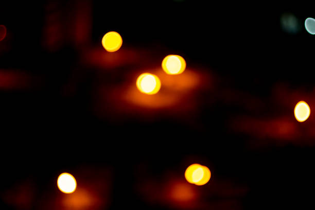 istock yellow lights on a black background abstraction 873267256