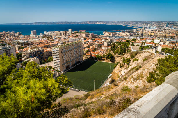 istock Football field in Marseille 873267502