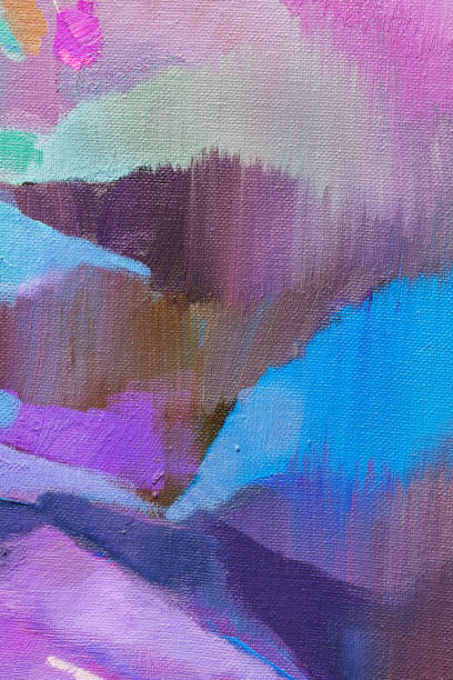 istock abstract oil paint texture on canvas, background 873267728