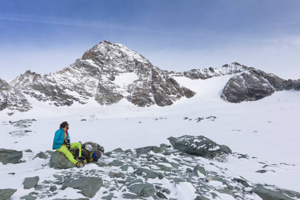 istock Mountain Climber at Grossglockner, Austrian Alps 873270882