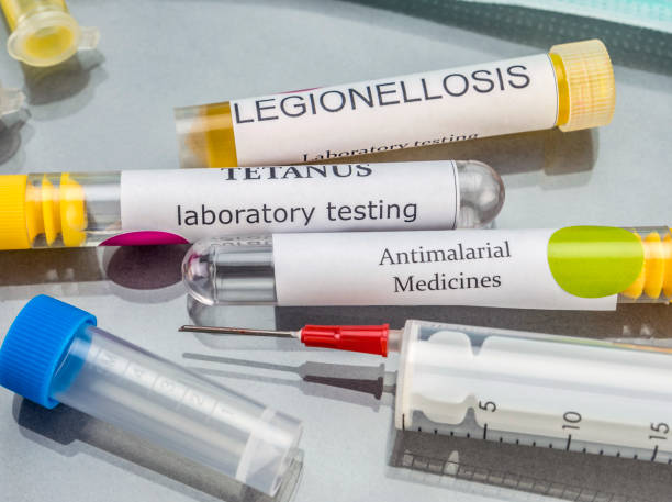 istock Some vials with samples of contagious diseases in a clinical laboratory 873271650