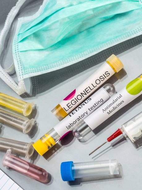 istock Some vials with samples of contagious diseases in a clinical laboratory 873271674
