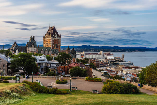 istock Quebec City at sunset 873272674