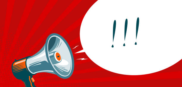 istock Loudspeaker, megaphone, bullhorn. Advertising, promotion banner. Vector illustration 873279212