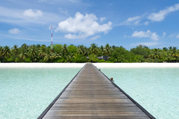 istock Beautiful Summer Resort at Maldives 873289574