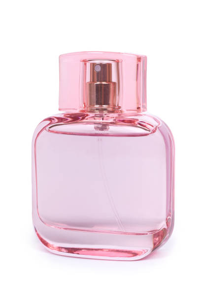 istock women's perfume in beautiful pink bottle isolated on white background 873316664