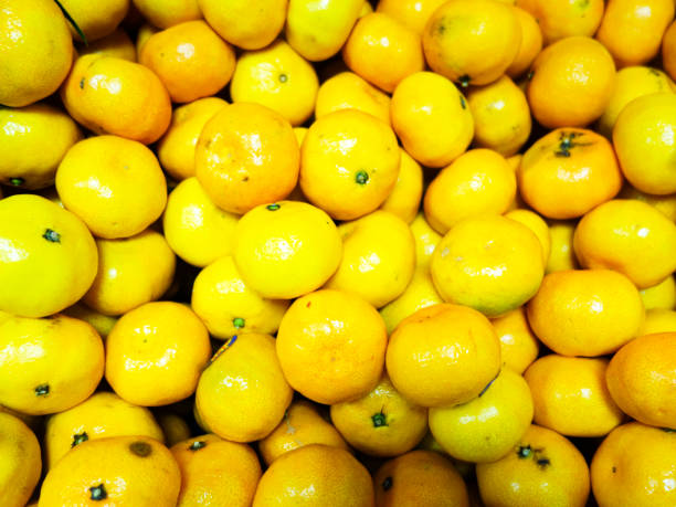 istock Fresh ripe juicy tangerine 873332304