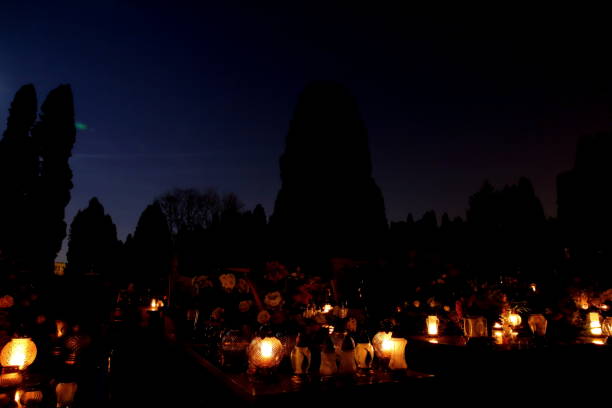 istock Burning candles in memory of people who died. 873333762