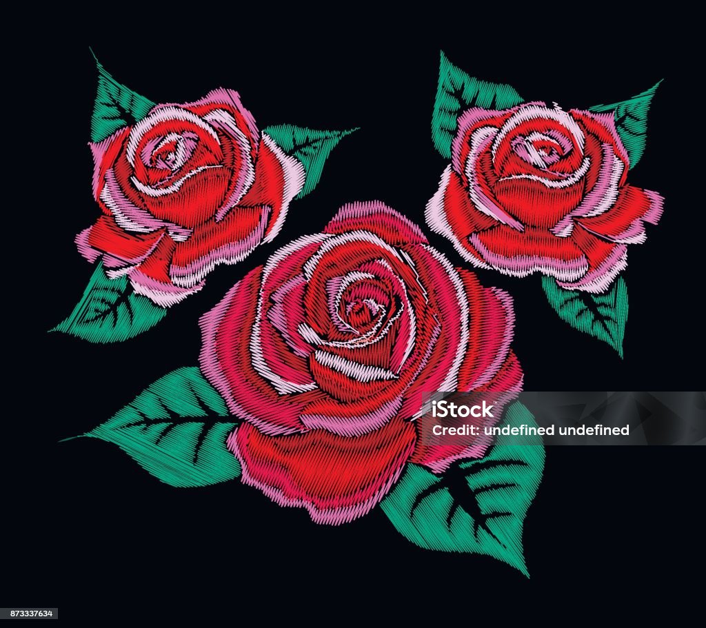 Hoa Hồng Đỏ Trên Nền Đen Sử Dụng In Ấn Ý Tưởng Cho Thẻ Thăm Doanh ...