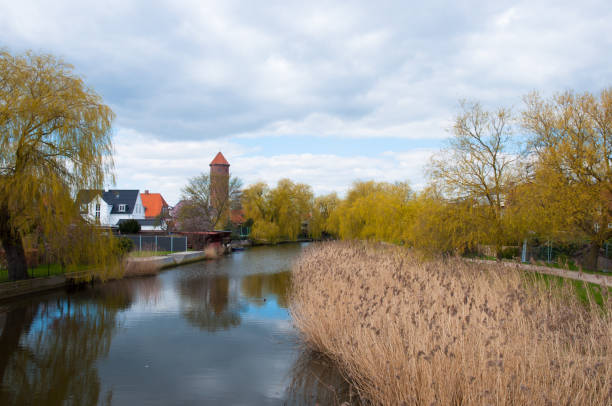 istock Koge river and town in Denmark 873368020