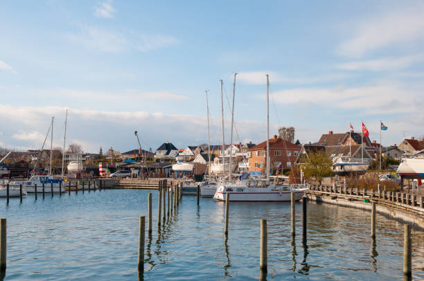 istock Port of Rodvig in Denmark 873371548