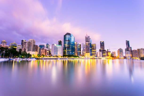 istock Brisbane City skyline view 873405992