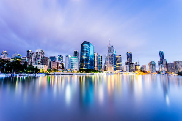 istock Brisbane City skyline view 873406058
