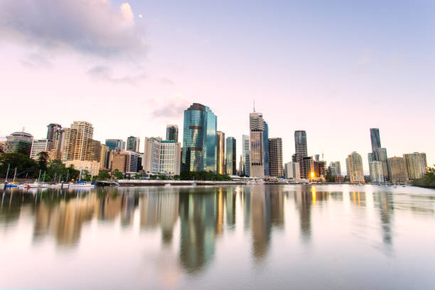 istock Brisbane City skyline view 873406338
