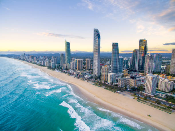 istock Surfers Paradise aerial image 873406616
