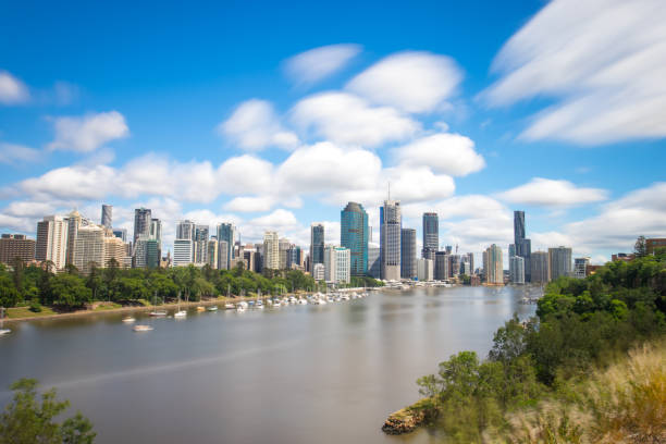istock Brisbane City skyline view 873406666