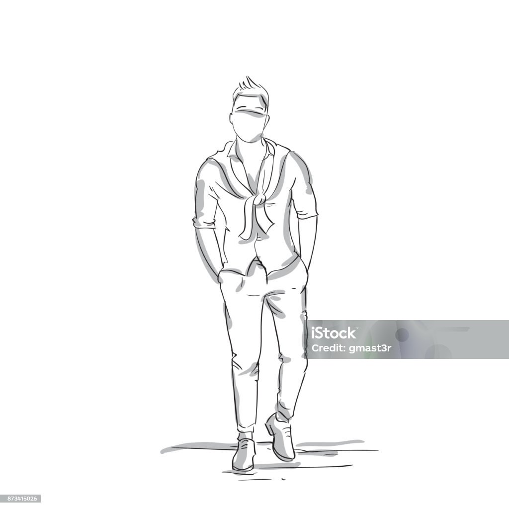 Ilustración de Negocio Hombre Dibujo Silueta Desgaste Moda Ropa Empresario Longitud Completa Sobre Fondo Blanco y más Vectores Libres de Derechos de 20 a 29 años - iStock Ilustración de Negocio Hombre Dibujo Silueta Desgaste Moda Ropa Empresario Longitud Completa Sobre Fondo Blanco y más Vectores Libres de Derechos de 20 a 29 años - iStock