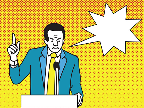Angry Regulators Redical Politician Angry Stock Illustration - Download Image Now ...