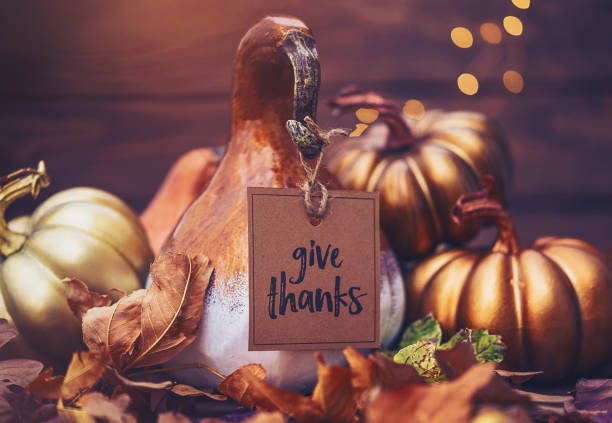 istock Thanksgiving still life with message of thanks 873423458