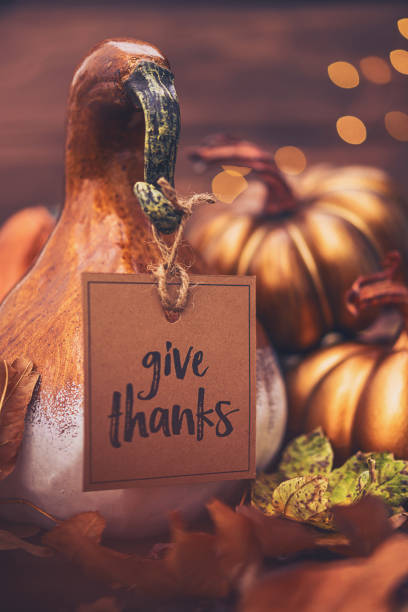 istock Thanksgiving still life with message of thanks 873425648