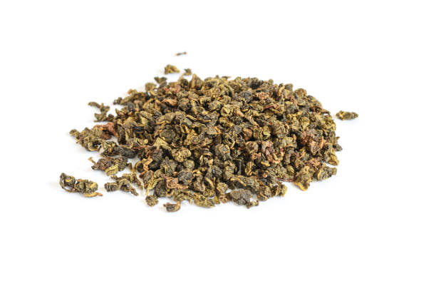 istock Pile of Chinese Green tea 873431426