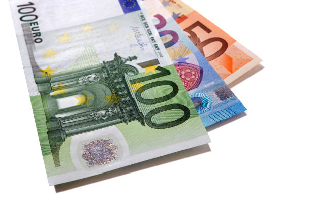 istock Different Euro currency bills isolated 873438948