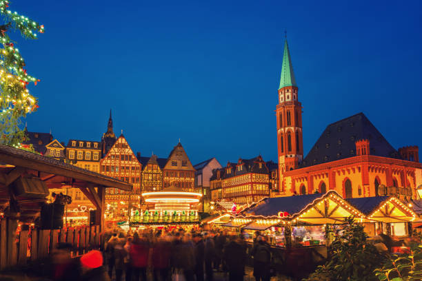 istock Christmas market in Frankfurt 873454964