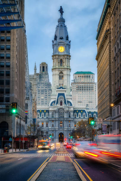 istock Philadelphia's City Hall at dusk 873457628