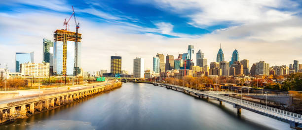 istock Philadelphia skyline and Schuylkill river, USA. 873457644