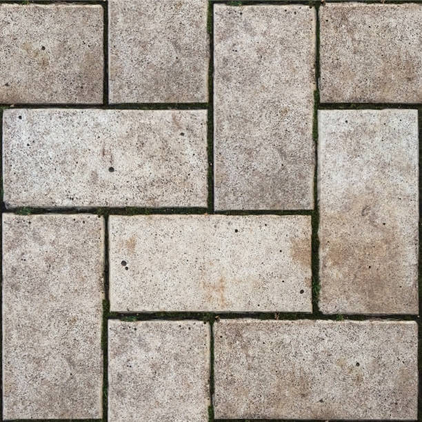 istock Seamless photo texture of concrete walkway bricks 873473906