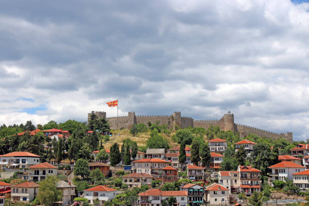istock Samuil fortress Ohrid cityscape Macedonia 873477064