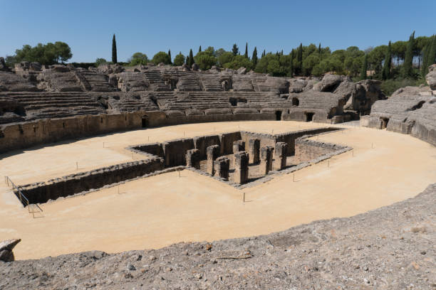 istock Roman Amphitheater Italica Spain 873485026