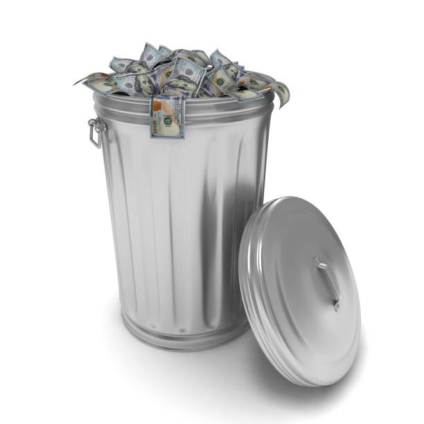 istock New dollar money garbage trash 873488142