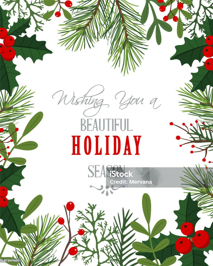 Holiday Background Christmas stock vector