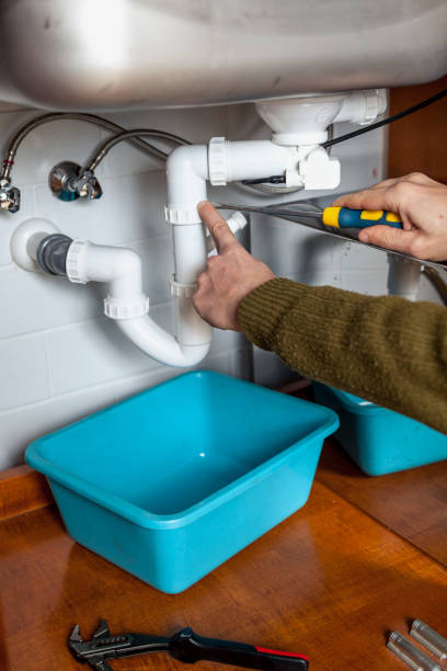 istock Repair of kitchen weir with screwdriver 873498996