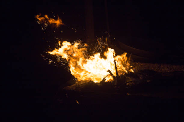 istock melting waste iron in the crucible 873499920