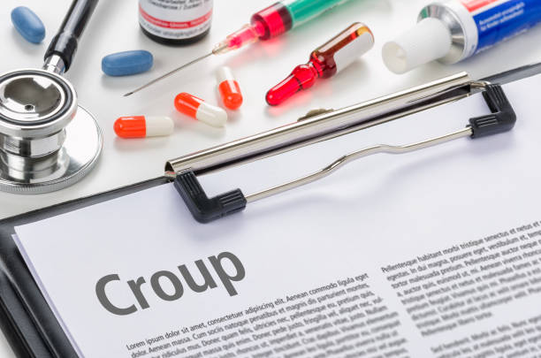 istock The diagnosis Croup written on a clipboard 873501420
