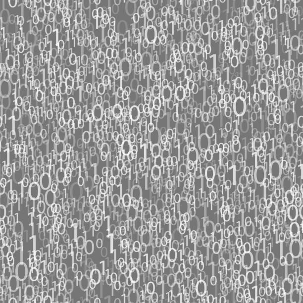 Binary Code Blue Background. Algorithm Decryption and Encoding Binary Code Blue Background. Concept Numbers. Algorithm Decryption and Encoding. barcode printer stock illustrations