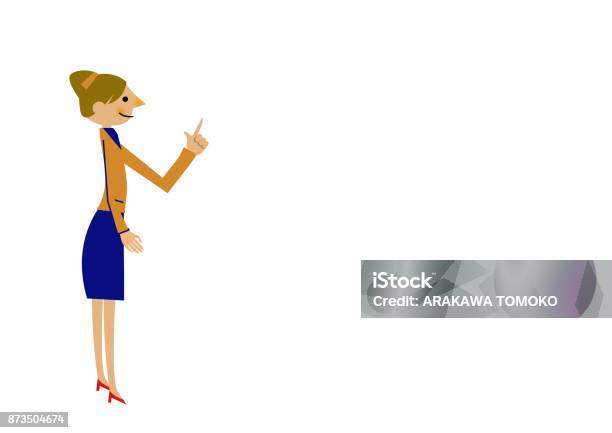 Business Woman Pause Office Scene Stock Illustration - Download Image Now - Adult, Adults Only, Advice