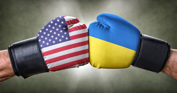 istock A boxing match between the USA and Ukraine 873507230