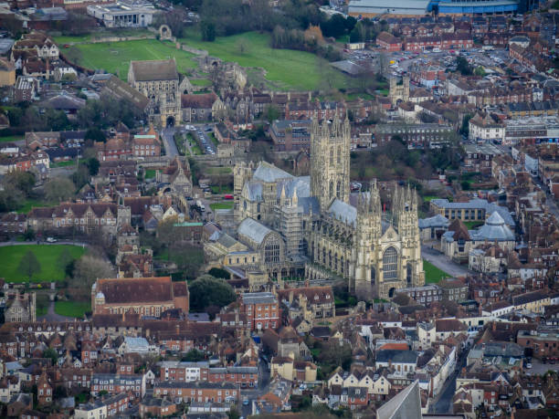 istock Canterbury Cathedral Aerial Shot 873512194